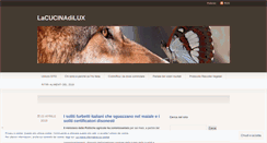 Desktop Screenshot of lacucinadilux.com