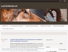 Tablet Screenshot of lacucinadilux.com